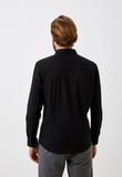 Erkek Gömlek Uzun Kol Siyah Slim Fit NCS JEANS 7821