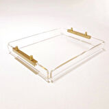 Agbtrend GOLD TRAY -S- Dekorasyon ve Sunum Tepsisi