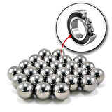 250 Adet 6mm Karbon Çelik Rulman Slingshot Bilyesi Mıknatıs Tutar