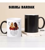 Arkadaşa  Kupa Bardağı Sihirli (Beyaz)