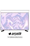 Technozi Arçelik Uyumlu 43" inç 143 Ekran Tv Koruyucu Kırılmaz Paneli