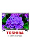 Technozi Toshiba Uyumlu 49" inç 149 Ekran Tv Koruyucu Kırılmaz Paneli