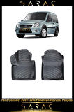 Ford Connect 2009 Model Panelvan Araca Özel 3d Havuzlu Paspas(2 PARÇA)