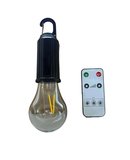 Orbus KIALED Güneş Enerjili Kamp Lambası Type-C Uzaktan Kumandalı Sarı LED Zaman Ayarlı