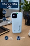Kişiye Özel Dijital Powerbank 12000 Mah