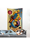 Kandinsky Duvar Örtüsü Minimal Soyut Duvar Örtüsü-7826