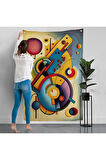 Kandinsky Duvar Örtüsü Minimal Soyut Duvar Örtüsü-7826