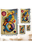 Kandinsky Duvar Örtüsü Minimal Soyut Duvar Örtüsü-7826