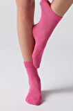 Nova Socks Kadın 4'lü Bambu Lastiksiz Sıkmayan Diyabetik Bilek Çorap