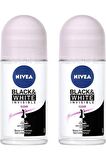 Invisible For Black & White Clear 50 ml 2 Adet Roll-on