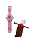 Hello Kitty Saat Prajektörlü Resim Yansıtmalı Hello Kitty Saat