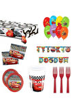 Çıtıpıtıstore Cars 8 Kişilik Parti Seti