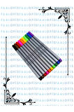 Fineliner Keçeli Kalem 10 Renk Kaliteli Malzeme İnce Uç