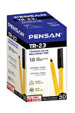 Pensan TR-23 Üçgen Tükenmez Kalem 50 Adet