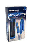 Pensan Glitter Gel Simli Jel Kalem 12 Adet