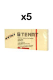 Temat 3x50x40 Yapışkanlı Not Kağıdı Pastel Sarı 5 Adet