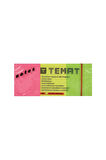 Temat 3x50x40 Yapışkanlı Not Kağıdı 80 Yaprak 3 Renk