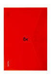 Noki Çıtçıtlı Evrak Zarfı Dosya Kırmızı - DS-381