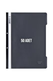 Noki Telli Dosya 50'li Paket Siyah - DS-517