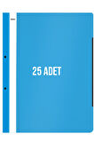 Noki XL Telli Dosya 25'li Paket Açık Mavi - DS-505