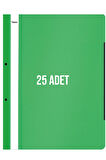 Noki XL Telli Dosya 25'li Paket Açık Yeşil