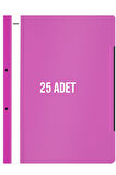 Noki XL Telli Dosya 25'li Paket Pembe