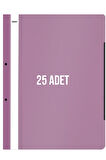 Noki XL Telli Dosya 25'li Paket Lila