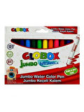 Globox Jumbo Yıkanabilir Keçeli Kalem 12 Renk