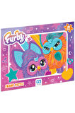C&A Games Furby-2 Lisanslı 35 Parça Frame Puzzle