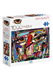 C&A Games Soyut Yüz 1000 Parça Puzzle