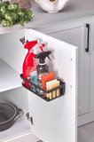 2'li Yapışkanlı Şampuanlık - Banyo & Duş Düzenleyici Banyo Rafı - Sabunluk Organizer Antrasit
