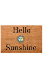Hello Sunshine, İç ve Dış Kapı Önü Paspası, Dijital Baskı Paspas, Kapı Önü Paspas
