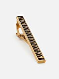 Zikzak Desen Gold Kravat İğnesi