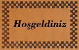 Hoşgeldiniz, Kareli, Kare Desenli Paspas, Dış Kapı Önü Paspası, Dayanıklı Uzun Ömürlü Paspas, Ev eşyası