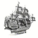 DIY Kraliçe Annenin İntikamı Gemisi Queen Anne's Revenge 3D Metal Puzzle Bulmaca 14+ yaş üstü Hediyelik model