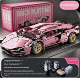 Lamborghini Sian 1:14 BUILDING BLOKS 1314 Parça Motorlu Uzaktan Kumandalı Spor Araba Yapı Blokları 6+ Yaş Gençler & Yetişkinler İçin Mükemmel Hediye