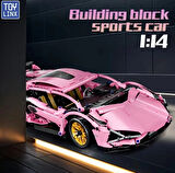 Lamborghini Sian 1:14 BUILDING BLOKS 1314 Parça Motorlu Uzaktan Kumandalı Spor Araba Yapı Blokları 6+ Yaş Gençler & Yetişkinler İçin Mükemmel Hediye