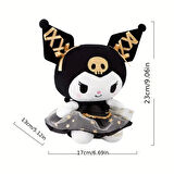 Kuromi Hello Kitty Özel Seri Sanrio 25 Cm Peluş Oyuncak Sanrio Kuromi Plush Hediyelik Oyuncak