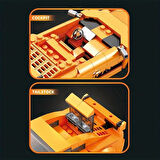 Technic Spor Araba Sarı Ferrari 3D Lego BUILDING BLOCKS 318 Parça 14+ YAŞ Puzzle Araba Hediye