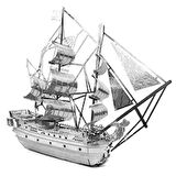 DIY 3D METAL PUZZLE SİYAH İNCİ KORSAN GEMİSİ MAKET GEMİ