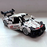 Technic Spor Araba 3D Lego BUILDING BLOCKS 492 Parça 6+ YAŞ Puzzle Çek-Bırak Araba Hediye