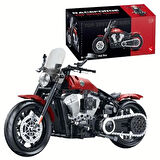 Teknik Motosiklet Yapım Seti 542 parça 1:8 Ölçekli 8+ yaş Model Kiti hediye yapı blok oyuncak seti