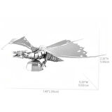 DIY 3D Metal Puzzle Bulmaca Ejderha Model Seti 14+ yaş üstü Hediyelik model