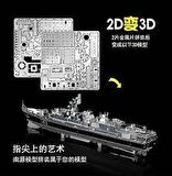 TYPE 056 CORVETTE 3D Metal Maket Bulmaca Puzzle modeli kitleri DIY 14+ Yaş 76+ parça