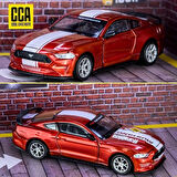 1 Kutu 1:42 Ford Mustang GT 2018 Kırmızı Araba Modeli Modifiye Edilebilir, Kapıları Açılabilir, Aksesuarları Değiştirilebilir, Oyuncak