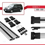 Suzuki XL-7 1998-2006 Arası ile Uyumlu FLY Model Ara Atkı Tavan Barı Gri 2 Adet