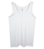 Erkek Büyük Beden Battal Boy % 100 Bambu Atlet Beyaz