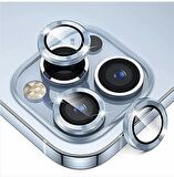 BufaloGlass iPhone 15/ Plus Blue Premium Mavi Lens Koruyucu/ Mineral Camera Protector