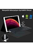 Qpen iPad 2022 10.9 inç  10.nesil Uyumlu Klavyeli Tablet Kılıf