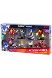 Sonic Prime 8'li Aksiyon Figür Seti Sonic Oyuncak Figür Sonic Power Figür Sonic 5li Figür Orjijinal